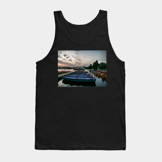 Sunset at Windsor and boat trip Tank Top by fantastic-designs